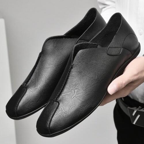 Loafers Men Casual Summer Shoes Big Size 37-47 Mens Flat shoes 2021 Brand Designer Shoes comfortable Business Moccasins For Men
