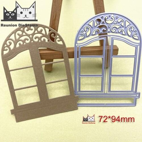 Reunion Window Metal Cutting Dies Stencils for DIY Scrapbooking Album Paper Card Decorative Craft Embossing Die Cuts 2020 NEW