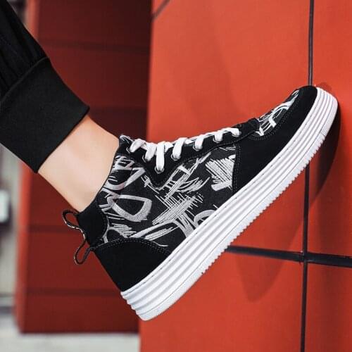 Ayakkabı Summer Mens Shoes Military Tennis Fasion Canvas Sneakers For Men Size 10 Non Leather Casual Shoes Height-High Tennis