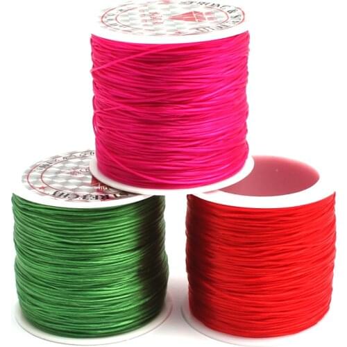 0.6mm Elastic Crystal Line Beading Cord String Wire Thread For Jewelry Making DIY Necklace Bracelet Accessories 60M Wholesale