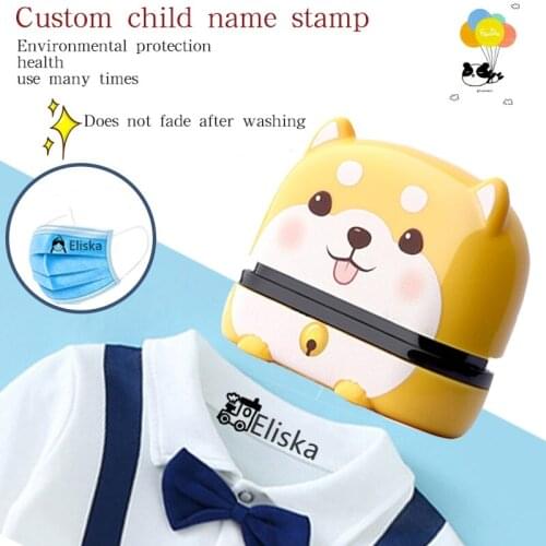 Panda animal custom child baby name seal DIY name seal student seal is not easy to fade safety name seal toy