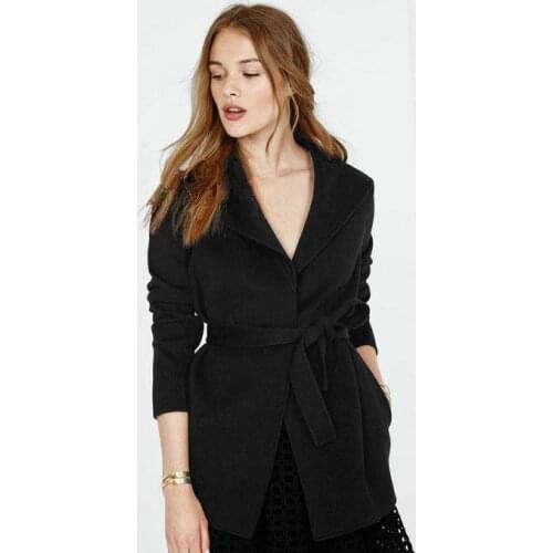 Casual Womens Woolen Suit Type Jacket, Cheap and Chic Everyday Wear Wool Jacket