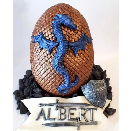 Fly Dragon/knight sword/Knight Shield Mold Silicone Mold DIY Cake Decoration Tool Sugarcraft Gumpaste Chocolate Shape Baking