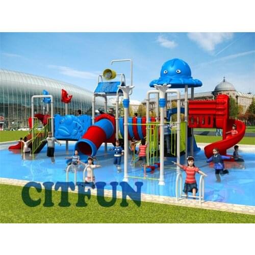 Hot sale CE certificate water slides for swimming pool ;resort hotel outdoor playground equipment OP16-179A