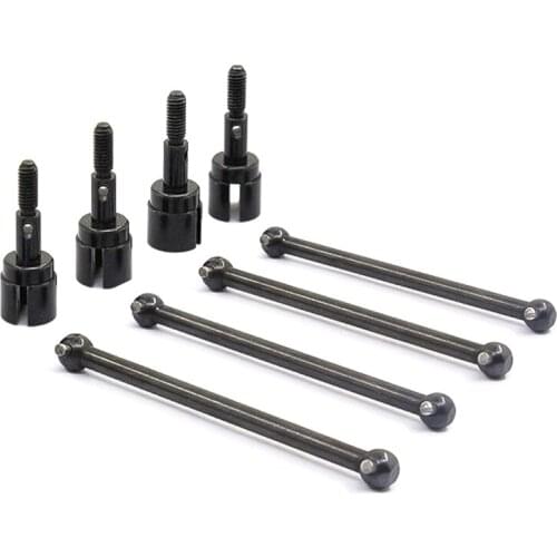 1 Set Metal Drive Shaft Dogbones Stub Wheel Axle 1/10 HSP RC Model Car Spare Parts 94122 94102 94123 94103