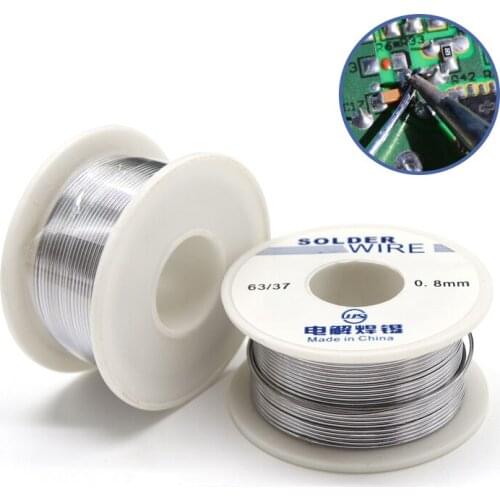 1PCS 0.8/1.0mm High Purity Low Melting Point Solder Wire Small Coil Solder Wire Welding Repair Tool 50g/100g