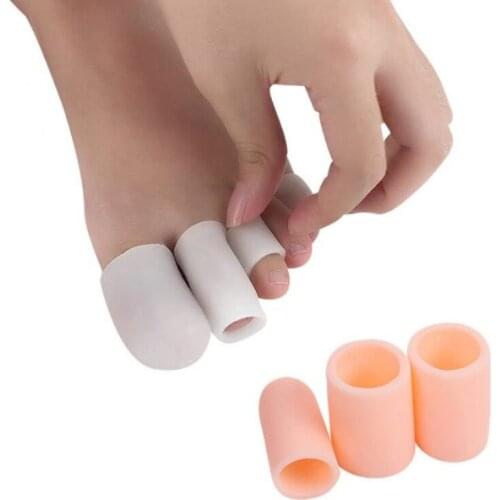 1pcs Soft Silicone Gel Toe Protector Big Toe Beside Protector Finger Separator Sleeve Tube Ingrown Toenail Feet Care
