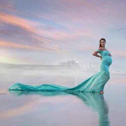 2019 Sexy Pregnant Mother Dress Maternity Photography Props Women Pregnancy gowns Lace Dress for Pregnant Photo Shoot Clothing