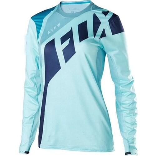 2021 Motocross MTB Downhill Cycling Mountain bike Maillot Ciclismo hombre Quick Dry Jersey AYKW fox Woman jerseys BMX