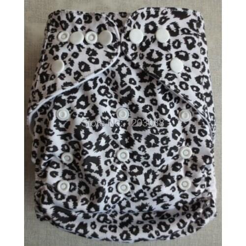 Free Shipping Baby 5pcs Pack Pocket Washable Adjustable Cloth Diaper / Nappy with 2 hemp cotton Inserts Each