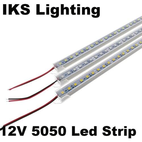 5050 led rigid strip 100pcs*1m 5050 LED Bar Light Rigid Strip Kitchen LED Under Cabinet Light Closet Sink