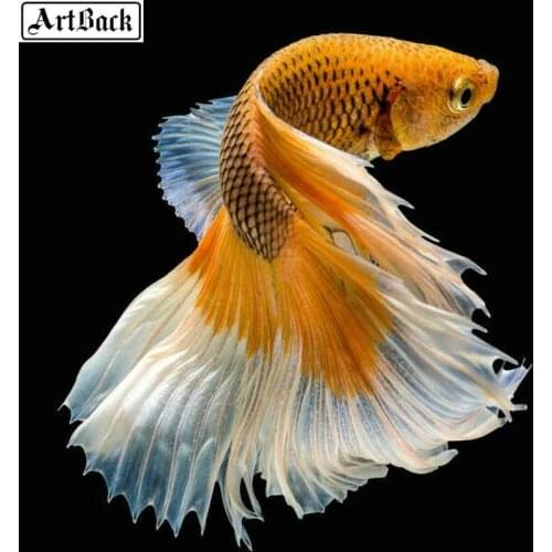 Diamond painting beautiful goldfish pattern Full square 5d embroidery new arrival diamond mosaic diy handmade crafts stickers
