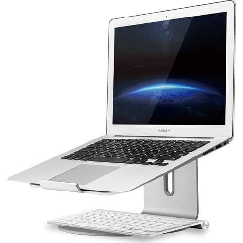 Aluminum Laptop Stand Base 360 Rotation Laptops Heighten Holder Notebook Cooling Support
