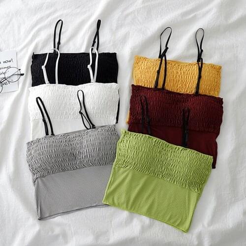 Bras for women wrapped chest closed folds render unlined upper garment that wipe a bosom to wear a small vest belt sexry new