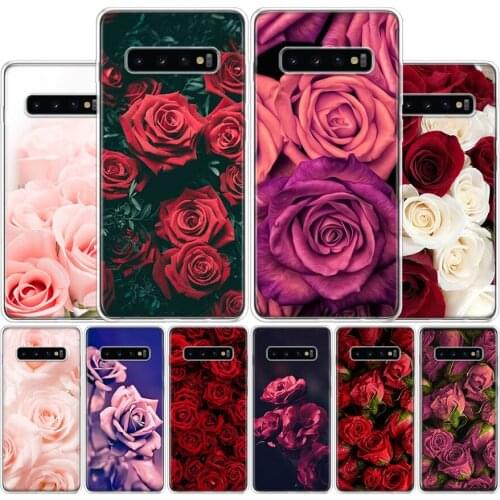 Beautiful Rose Peony Flower Phone Case For Samsung Galaxy A51 A71 A50S A30S A10 A20E A40 A70 M30S A91 A01 A6 A7 A8 A9 Plus + Cov