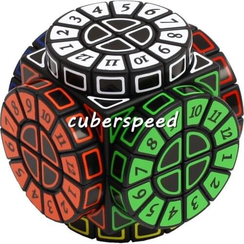 CuberSpeed 2x2 Time Machine Black Magic cube Puzzle