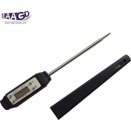 EAAGD Instant Read Meat Thermometer Accurate Cooking Thermometer Kitchen Thermometer with Digital LCD, Fordable Long Probe