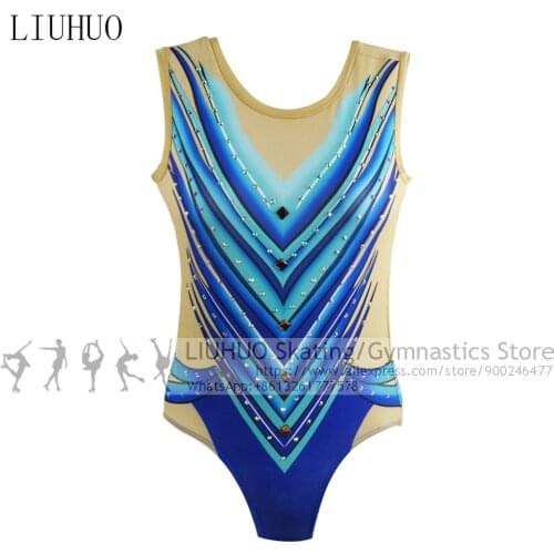 Gymnastics Leotards Girls Teens Competitions Kids Ice Skating Dress Rhythmic Leotard Artistic Christmas Gifts Multicolor