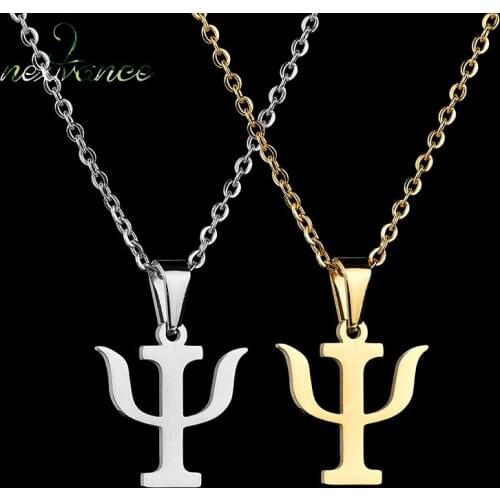 Nextvance Personalized Name Custom Date Necklace Fork Pendant Stainless Steel Gold Chain Necklaces Simple Jewelry for Women Gift