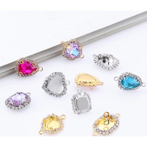 New Arrival Pendant Accessories Rhinestone Claws Copper Material Durable Golden Claws Art Crafts Jewelry Making Accessories