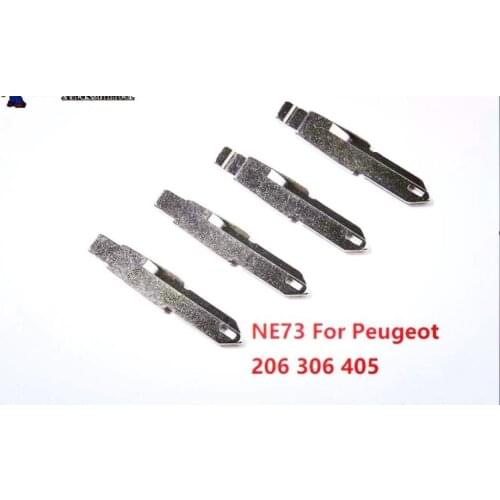 10pcs) NO.53 NE73 Key Blade Replacement Flip Floding Blade Car key Blank For Peugeot 206 306 405