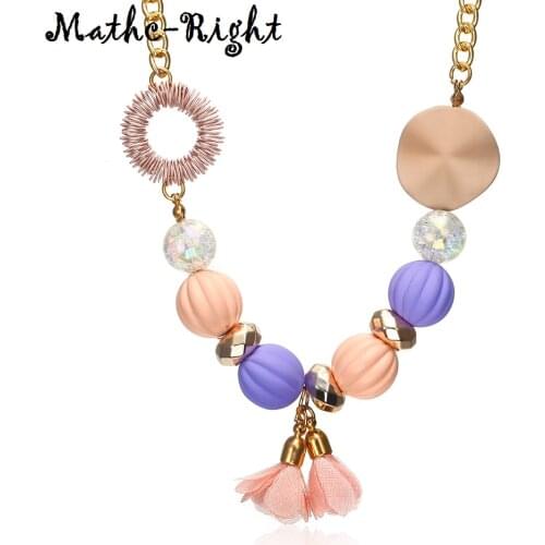 Match-Right Necklaces & Pendants Women/Statement/Beads/Flower/Lady/Big/Choker Necklace Pendants for Women Fashion Jewelry NR065