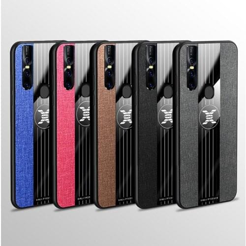 Full Protection Phone Cases for VIVO S1 S1Pro Pro V15 VIVOS1 Funda Silicona Armor Ring Stand Holder Coque Capa Cloth Back Covers