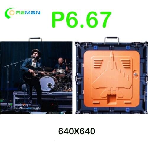 Portable led advertising P6.67 outdoor full color rental led display screen high brightness hanging