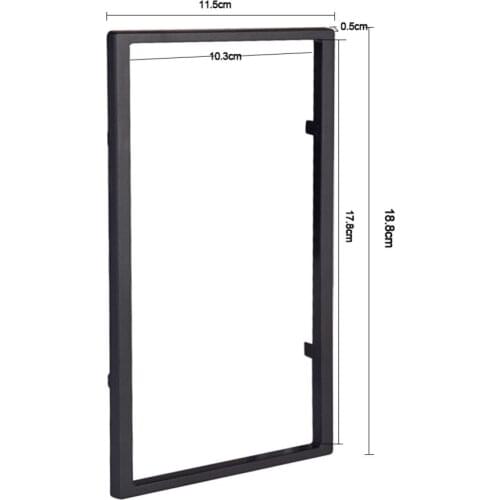 Frame for 2 Din Car Radio Car Multimedia Player Double Din Auto Accessories for 7'' Inch 2 Din MP5 Installation Accessory 103mm