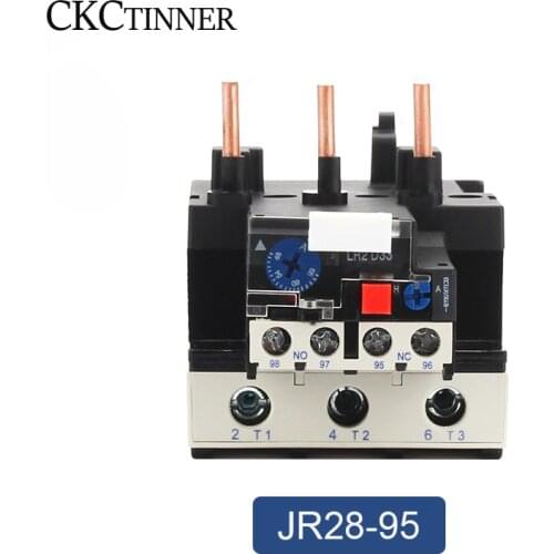 JR28-95 Thermal Overload Relay LR2D33 Adjustable thermal relay Electric Relays 23-32A 30-40A 37-50A 48-65A 55-70A 63-80A 80-93A