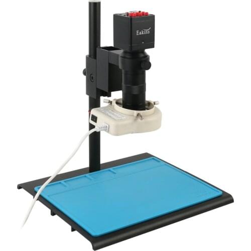 SONY IMX307 HDMI VGA 720P 1080P Industrial Electronic Digital Video Microscope Camera + 100X C CS Mount Lens + 56 LED Ring Light