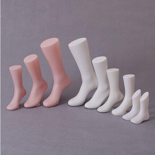 Home DIY Supplies Accessories 1PCS Children Foot Display Mold Socks Shoes Mannequin Modeling Feet Short Stocking