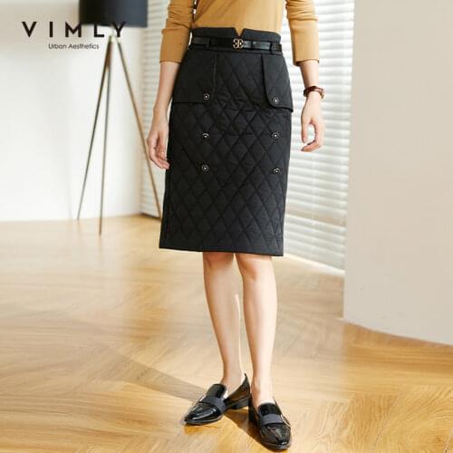Vimly High Waist Skirts For Women
