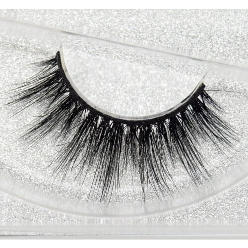 Visofree Mink Lashes Medium Volume Eyelashes Light-weighted Natural Eyelashes Crisscross Curly Eyelashes cilios posticos D125