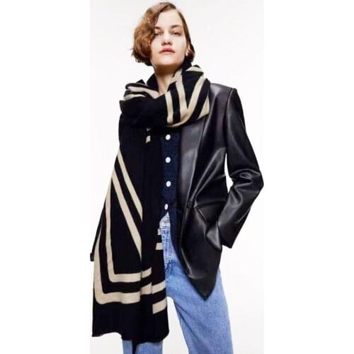 Winter Soft Cashmere Scarf Women Plaid Scarves Diamond Shawls Wraps Thicken Warm Unisex Basic Blanket Tassel Pashmina Stoles