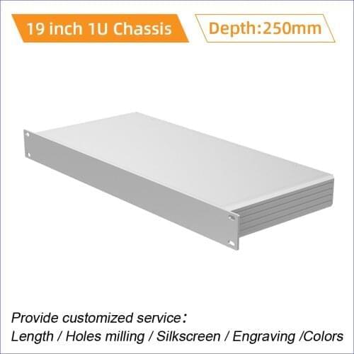 19Inch Rackmount Project Case Aluminum Server Case 1U 2U 3U Custom Chassis