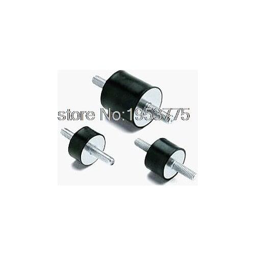 2pcs New 20*8*M6 M6 Type VV Rubber Anti Vibration Mount silentblock Base Block