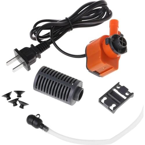 2020 Mini 3-in-1 Aquarium Water Filter Fish Submersible Internal Tank Pump Spray Bar