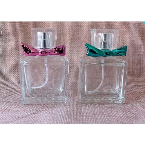 30ML New Glass Perfume Bottle Flower Yang Sweetheart Spray Glass Bottle 2PCS/LOT