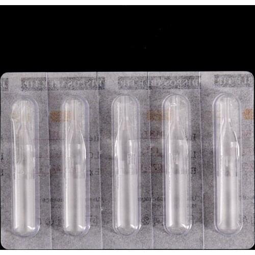 50pcs Transparent R Sterile Disposable Tattoo Nozzle Tips Round Needle Tube and easy to operate, very convenient