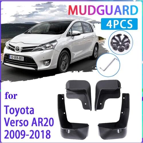 Car Mud Flaps for Toyota Verso 2009~2018 AR20 2010 2011 2012 2013 2014 Mudguard Splash Guards Fender Mudflaps Auto Accessories