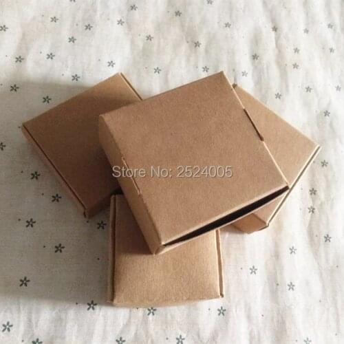 Free shipping 7.5x6.5x2 cm Handmade soap packing box/Storage case/kraft paper boxes/gift cases