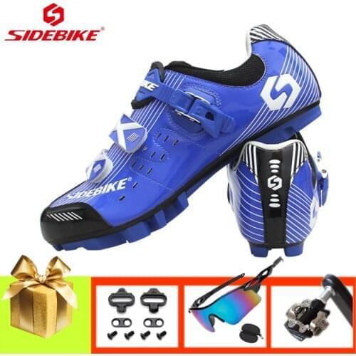 SIDEBIKE Mountain Bike Shoes Men Women Sapatilha Ciclismo Mtb SPD Pedals Breathable Self-locking Outdoor Racing Cycling Sneakers