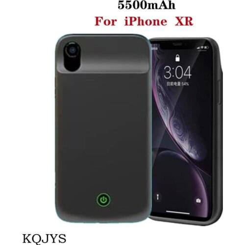 Portable Soft Silicon Battery Charger Case For iPhone XR Battery Case External Power Bank Smart Charging Cover For iPhone XR