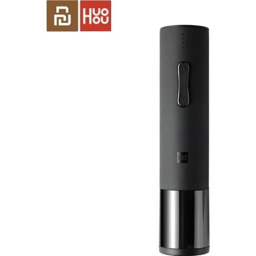 Xiaomi Huohou Automatic Bottle Opener Red Wine Stopper Kit Decanter Stopper Electric Corkscrew Foil Cutter Cork Out Tool