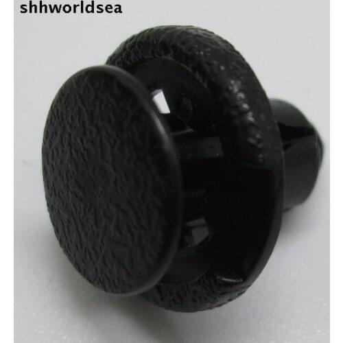 Shhworldsea 500pcs Free Shipping POM Black Bumper Clip Push-Type Retainer For Nissan 01553-09611, 01553-10501, 90467-08185