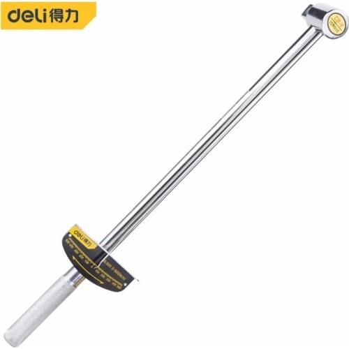 Deli Pointer Socket Torque Wrench Spanner 300N.M Dial Torque Spanner Auto Repair Tension Wrenches Spanner Power Drill Adaptor