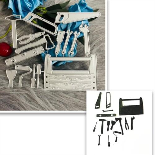 Grite Hammer Pliers Tool bo Metal Cutting Dies Stencils DIY Scrapbook Photo Album Paper Card Decorative Craft Embossing Die Cuts