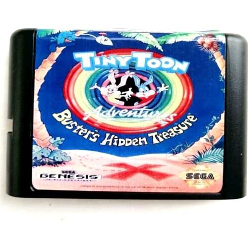 Tiny Toon Adventures 16 bit MD Memory Card for Sega Mega Drive 2 for SEGA Genesis Megadrive