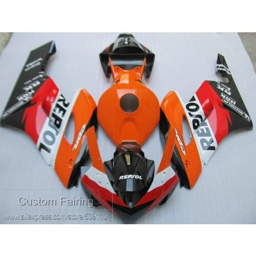 Injection molding plastic fairing kit for CBR1000RR 2004 2005 red black fairings set CBR1000RR 04 05 MR09